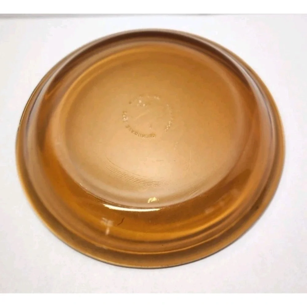 Lot Of 2 Anchor Hocking 462 Pyrex 209  Amber Pie Plate  Vintage Corningware‎ 9in